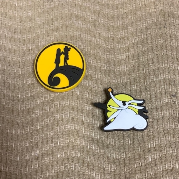 Nightmare before Christmas shoe charms for crocs Disney Jack Sally zero - Picture 2 of 6